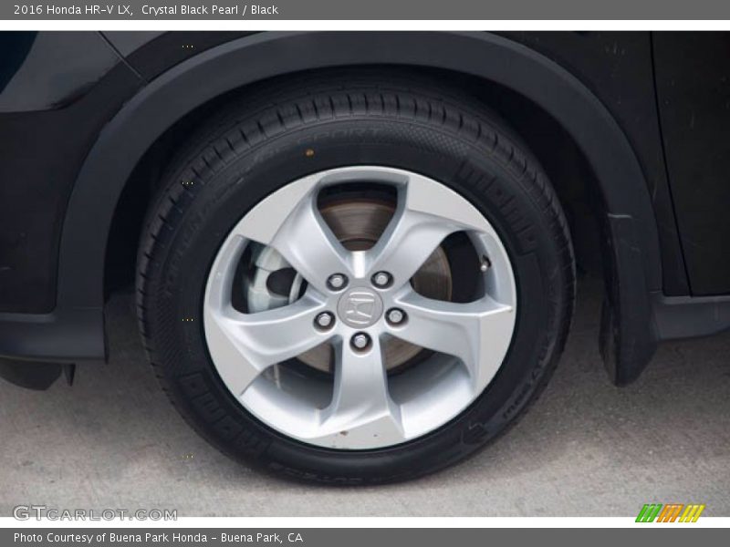 Crystal Black Pearl / Black 2016 Honda HR-V LX