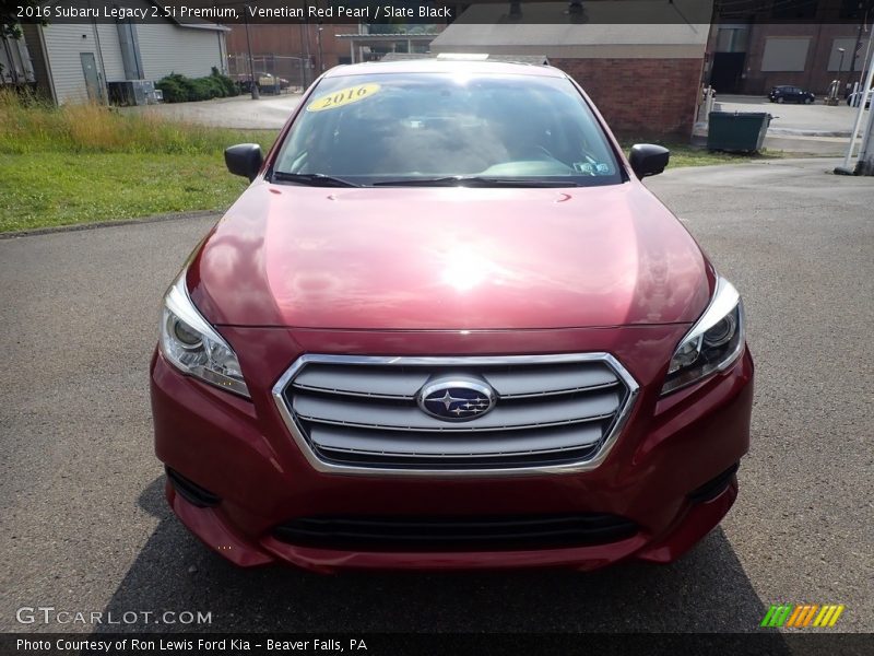 Venetian Red Pearl / Slate Black 2016 Subaru Legacy 2.5i Premium