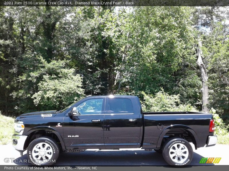 Diamond Black Crystal Pearl / Black 2021 Ram 2500 Laramie Crew Cab 4x4