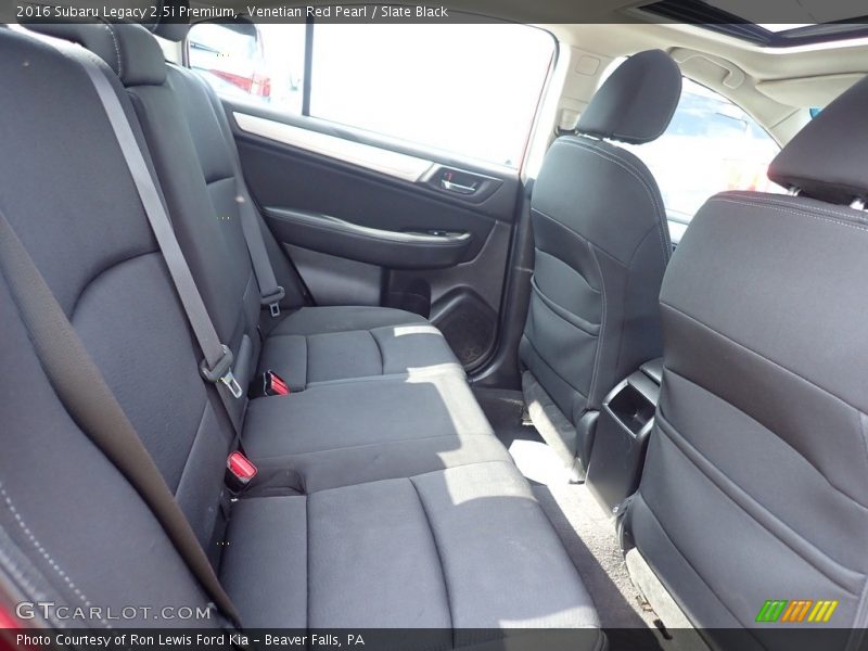 Venetian Red Pearl / Slate Black 2016 Subaru Legacy 2.5i Premium