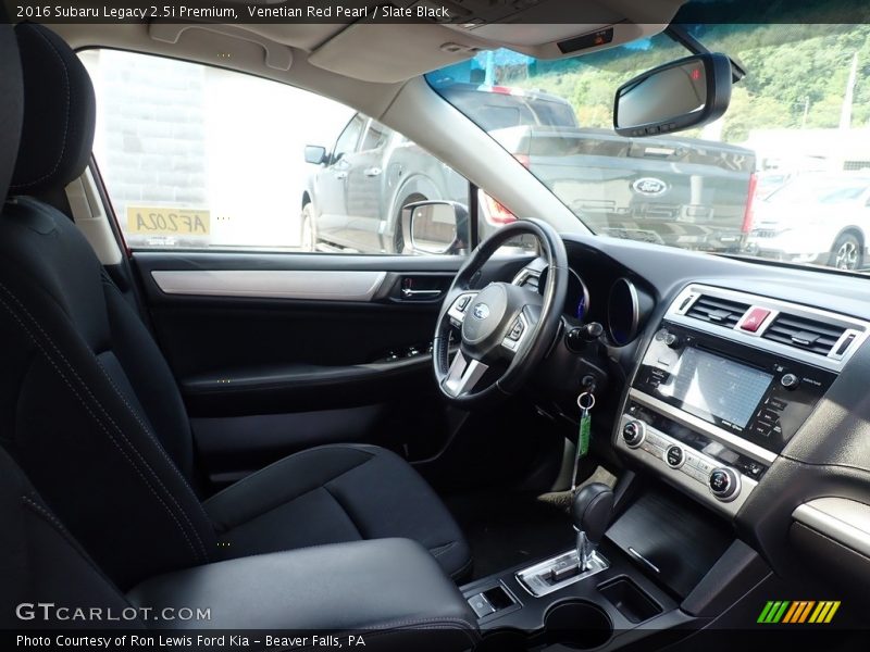 Venetian Red Pearl / Slate Black 2016 Subaru Legacy 2.5i Premium