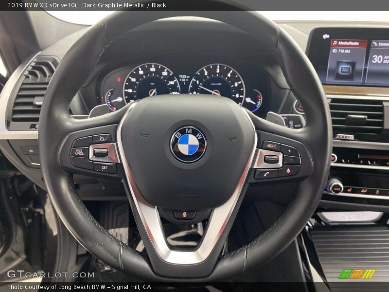 Dark Graphite Metallic / Black 2019 BMW X3 sDrive30i