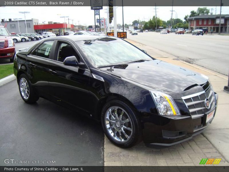 Black Raven / Ebony 2009 Cadillac CTS Sedan