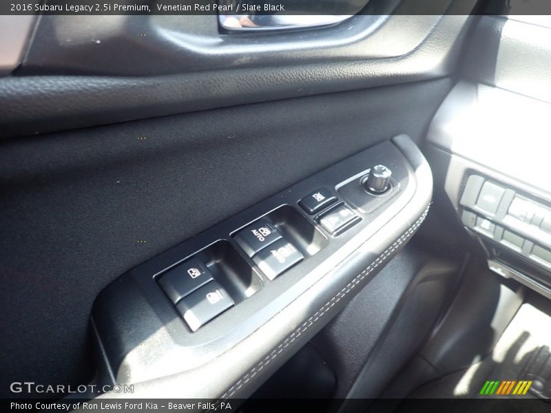 Venetian Red Pearl / Slate Black 2016 Subaru Legacy 2.5i Premium