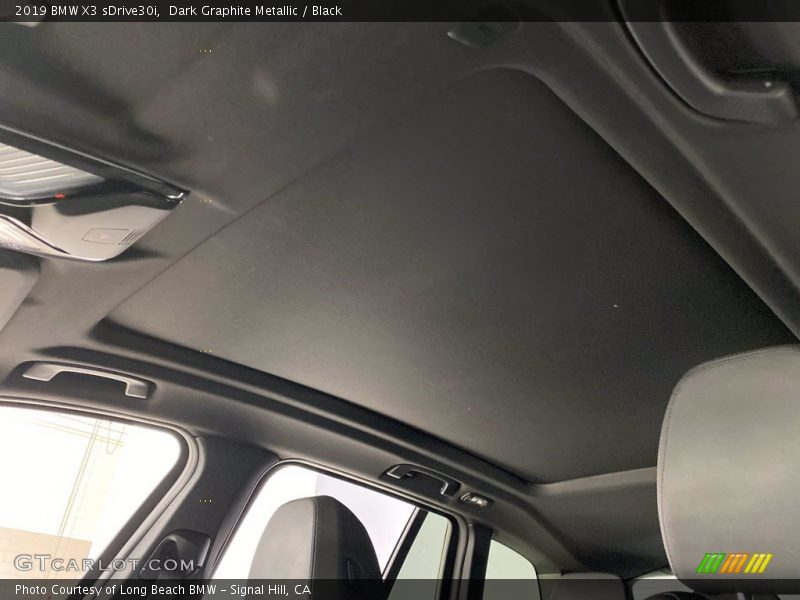 Dark Graphite Metallic / Black 2019 BMW X3 sDrive30i