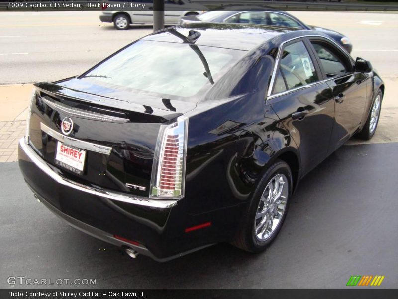 Black Raven / Ebony 2009 Cadillac CTS Sedan