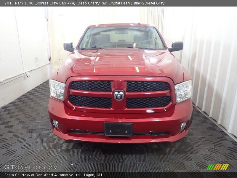 Deep Cherry Red Crystal Pearl / Black/Diesel Gray 2015 Ram 1500 Express Crew Cab 4x4