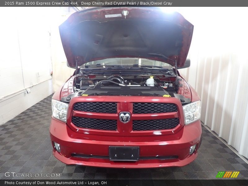 Deep Cherry Red Crystal Pearl / Black/Diesel Gray 2015 Ram 1500 Express Crew Cab 4x4