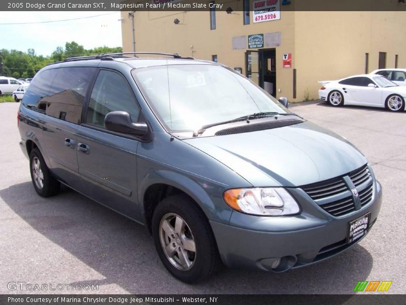 Magnesium Pearl / Medium Slate Gray 2005 Dodge Grand Caravan SXT