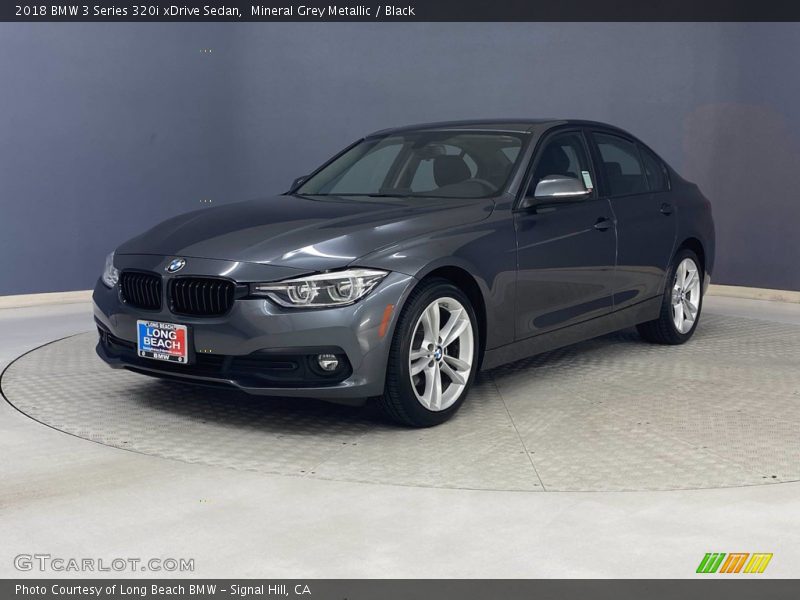 Mineral Grey Metallic / Black 2018 BMW 3 Series 320i xDrive Sedan