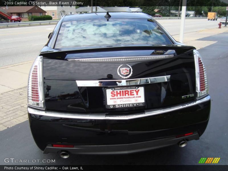 Black Raven / Ebony 2009 Cadillac CTS Sedan