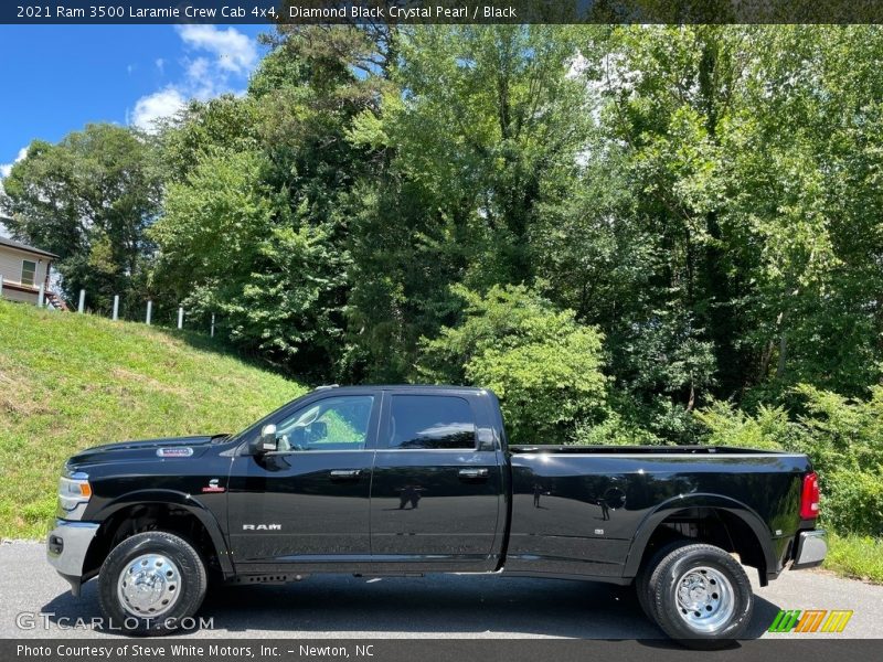Diamond Black Crystal Pearl / Black 2021 Ram 3500 Laramie Crew Cab 4x4