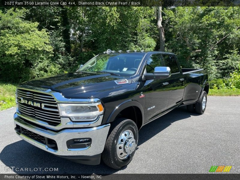 Diamond Black Crystal Pearl / Black 2021 Ram 3500 Laramie Crew Cab 4x4