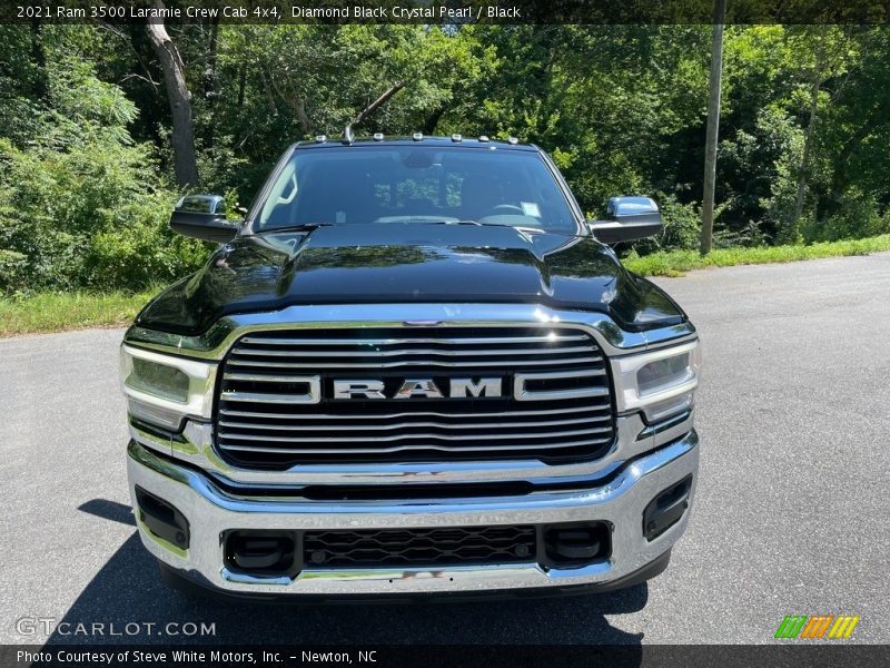 Diamond Black Crystal Pearl / Black 2021 Ram 3500 Laramie Crew Cab 4x4