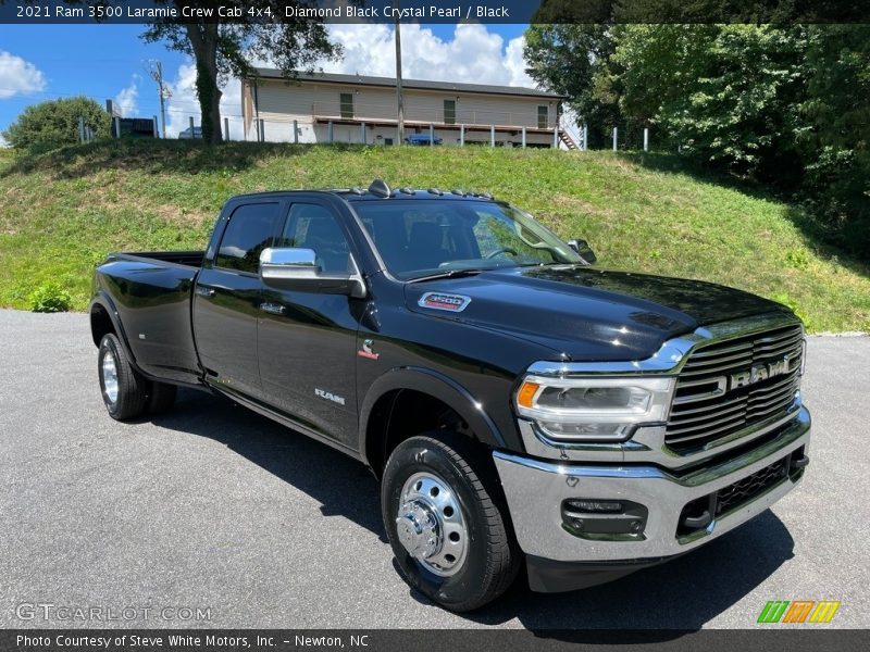 Diamond Black Crystal Pearl / Black 2021 Ram 3500 Laramie Crew Cab 4x4