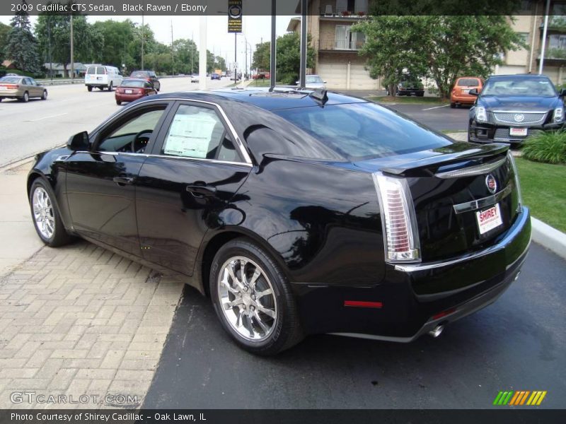 Black Raven / Ebony 2009 Cadillac CTS Sedan