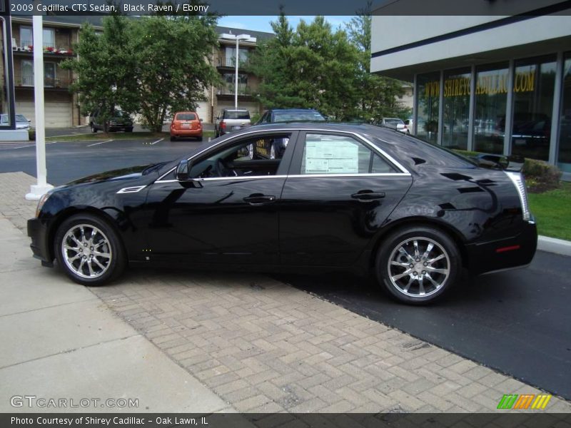 Black Raven / Ebony 2009 Cadillac CTS Sedan