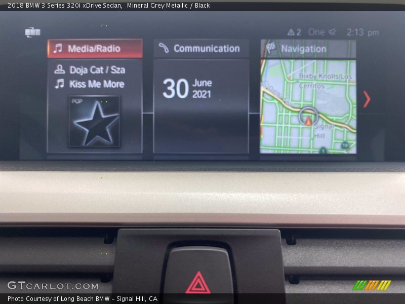 Mineral Grey Metallic / Black 2018 BMW 3 Series 320i xDrive Sedan