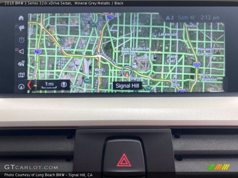 Mineral Grey Metallic / Black 2018 BMW 3 Series 320i xDrive Sedan