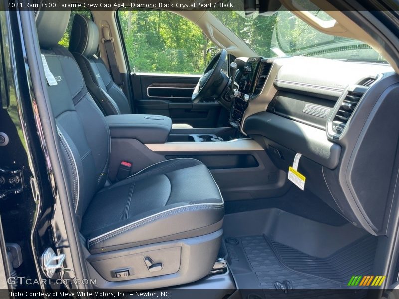 Diamond Black Crystal Pearl / Black 2021 Ram 3500 Laramie Crew Cab 4x4