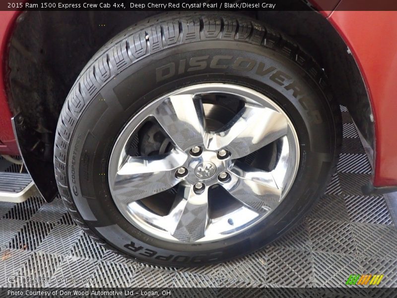 Deep Cherry Red Crystal Pearl / Black/Diesel Gray 2015 Ram 1500 Express Crew Cab 4x4