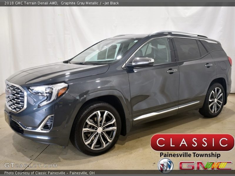 Graphite Gray Metallic / ­Jet Black 2018 GMC Terrain Denali AWD