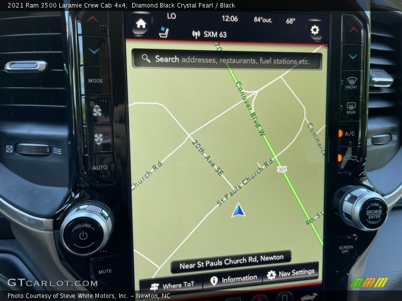 Diamond Black Crystal Pearl / Black 2021 Ram 3500 Laramie Crew Cab 4x4