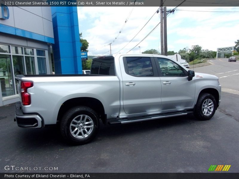 Silver Ice Metallic / Jet Black 2021 Chevrolet Silverado 1500 RST Crew Cab 4x4