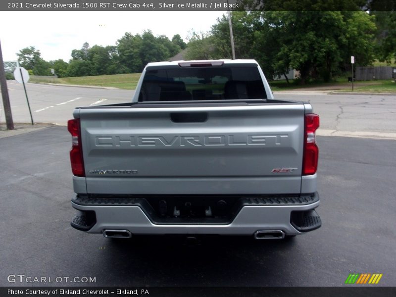 Silver Ice Metallic / Jet Black 2021 Chevrolet Silverado 1500 RST Crew Cab 4x4
