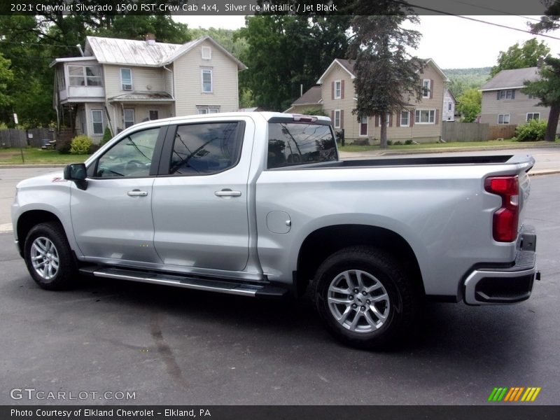 Silver Ice Metallic / Jet Black 2021 Chevrolet Silverado 1500 RST Crew Cab 4x4