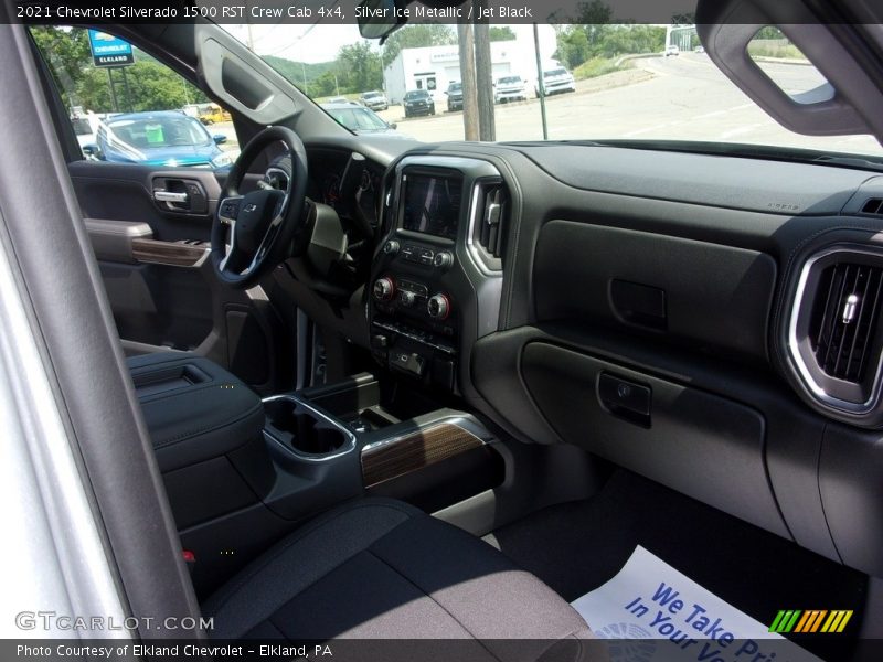 Silver Ice Metallic / Jet Black 2021 Chevrolet Silverado 1500 RST Crew Cab 4x4