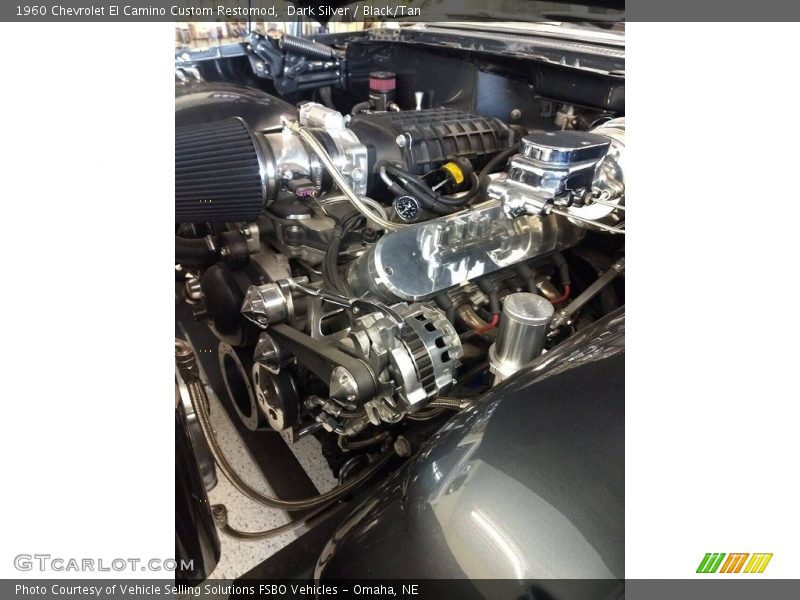 Dark Silver / Black/Tan 1960 Chevrolet El Camino Custom Restomod