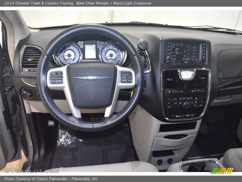Billet Silver Metallic / Black/Light Graystone 2014 Chrysler Town & Country Touring