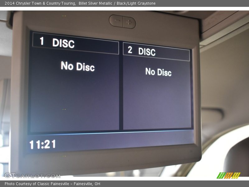 Billet Silver Metallic / Black/Light Graystone 2014 Chrysler Town & Country Touring