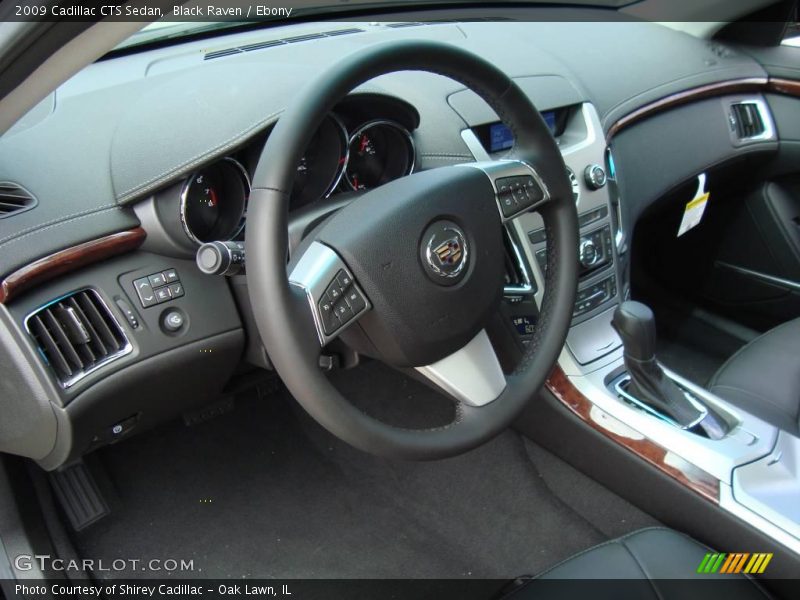 Black Raven / Ebony 2009 Cadillac CTS Sedan