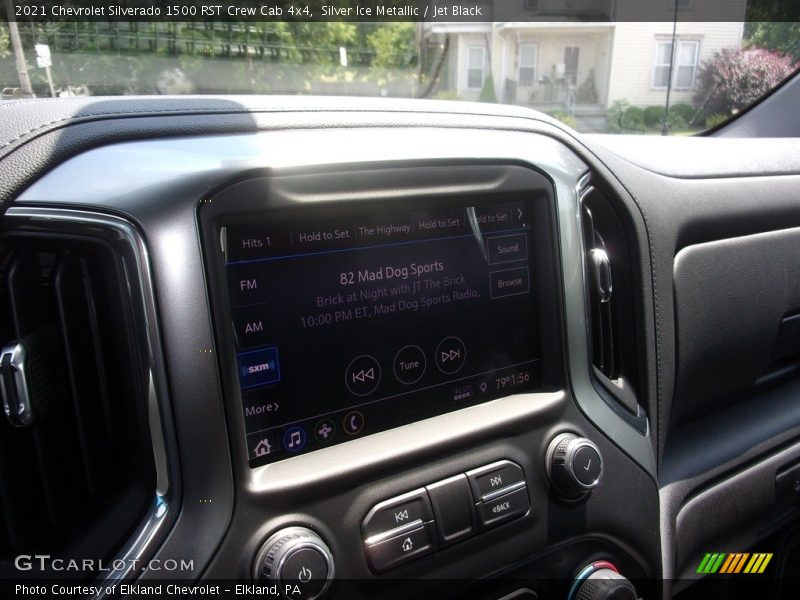 Silver Ice Metallic / Jet Black 2021 Chevrolet Silverado 1500 RST Crew Cab 4x4
