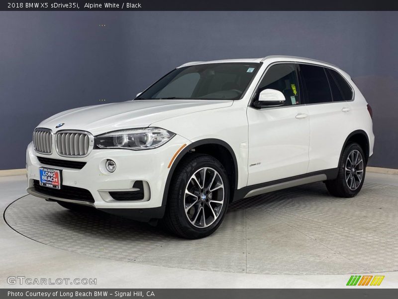 Alpine White / Black 2018 BMW X5 sDrive35i