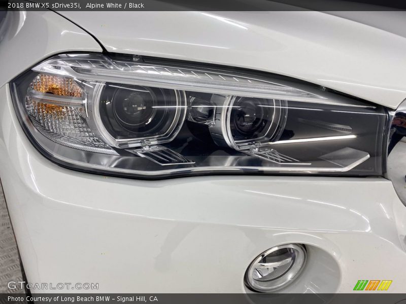Alpine White / Black 2018 BMW X5 sDrive35i