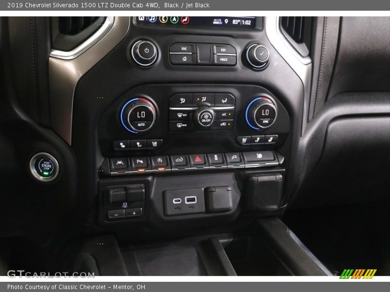 Black / Jet Black 2019 Chevrolet Silverado 1500 LTZ Double Cab 4WD