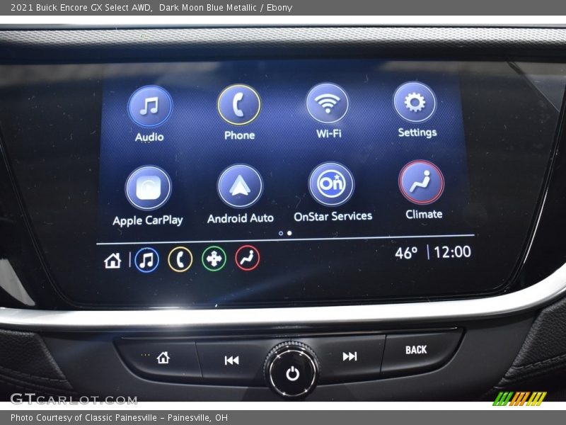 Dark Moon Blue Metallic / Ebony 2021 Buick Encore GX Select AWD