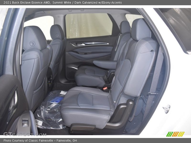 Summit White / Dark Galvanized w/Ebony Accents 2021 Buick Enclave Essence AWD