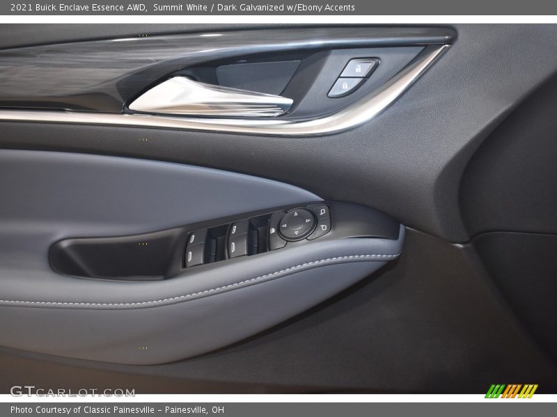 Summit White / Dark Galvanized w/Ebony Accents 2021 Buick Enclave Essence AWD