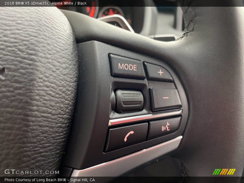 Alpine White / Black 2018 BMW X5 sDrive35i