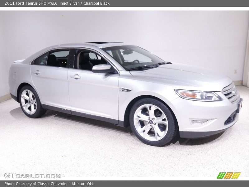 Ingot Silver / Charcoal Black 2011 Ford Taurus SHO AWD