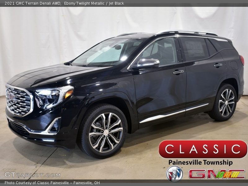Ebony Twilight Metallic / Jet Black 2021 GMC Terrain Denali AWD