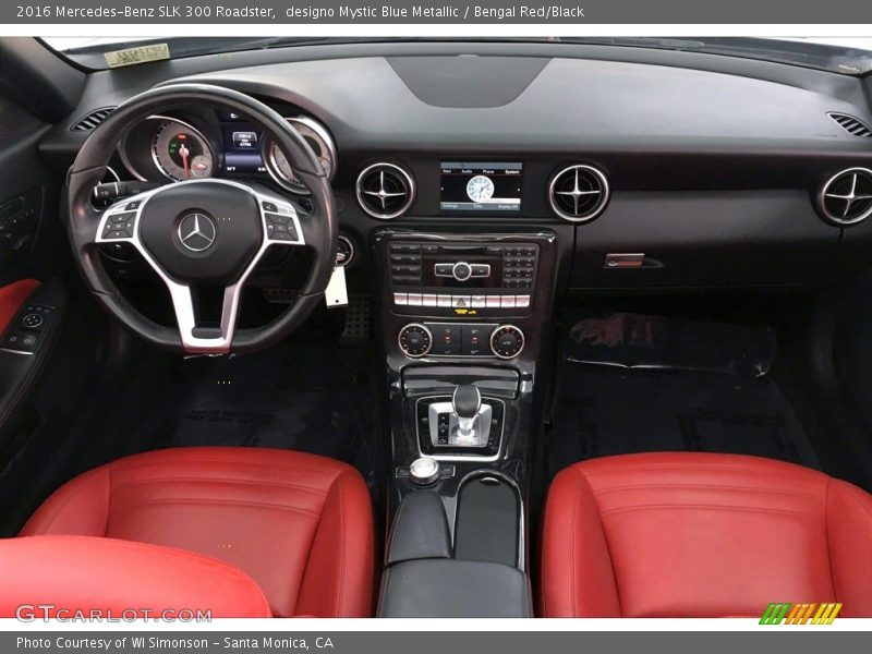 Dashboard of 2016 SLK 300 Roadster