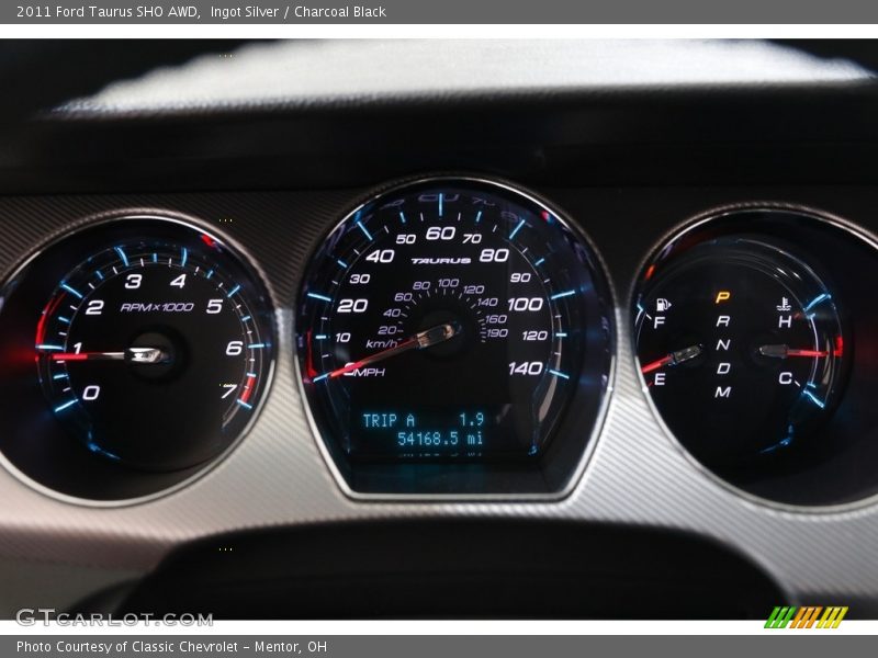 Ingot Silver / Charcoal Black 2011 Ford Taurus SHO AWD