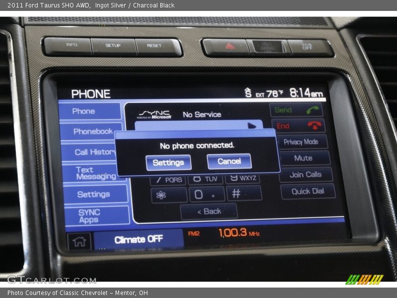 Ingot Silver / Charcoal Black 2011 Ford Taurus SHO AWD