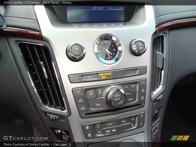 Black Raven / Ebony 2009 Cadillac CTS Sedan