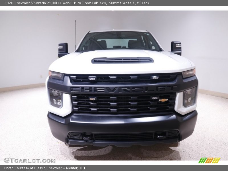 Summit White / Jet Black 2020 Chevrolet Silverado 2500HD Work Truck Crew Cab 4x4